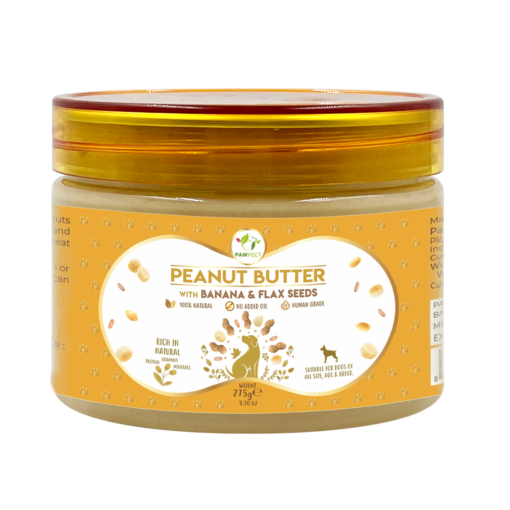 PEANUT BUTTER with Banana & Flaxseeds