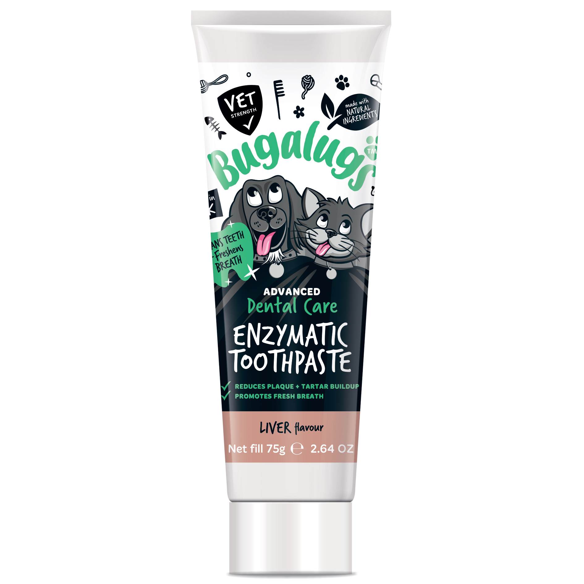 Bugalugs Advanced Enzymatic Toothpaste 75g
