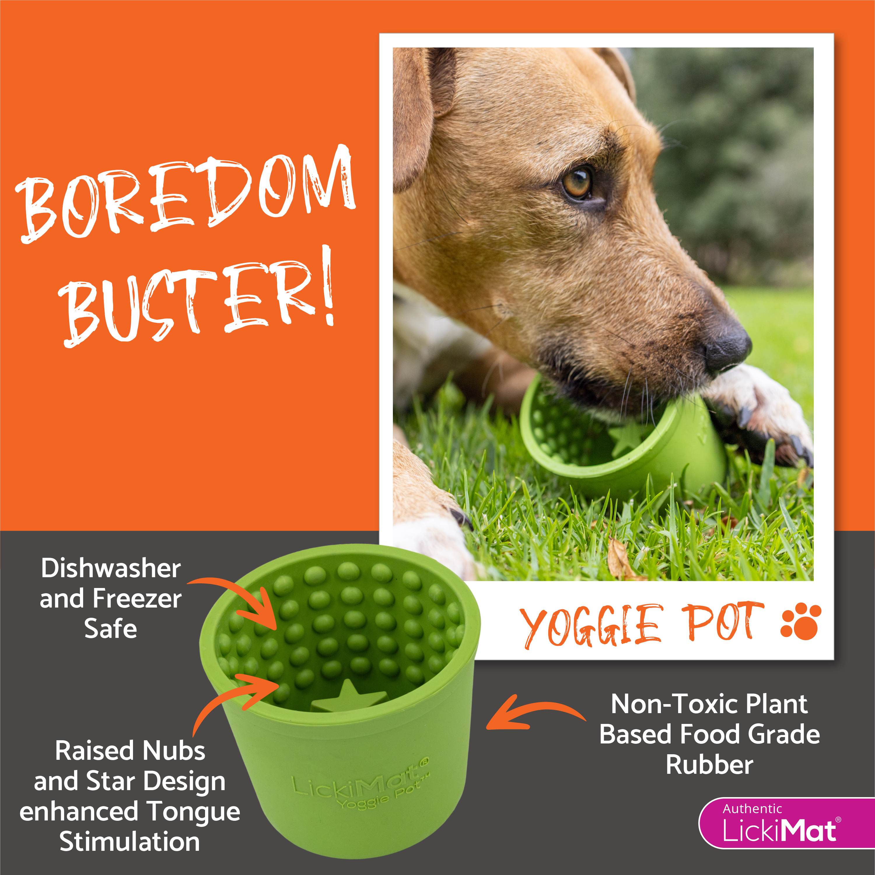 Lickimat Yoggie Pot