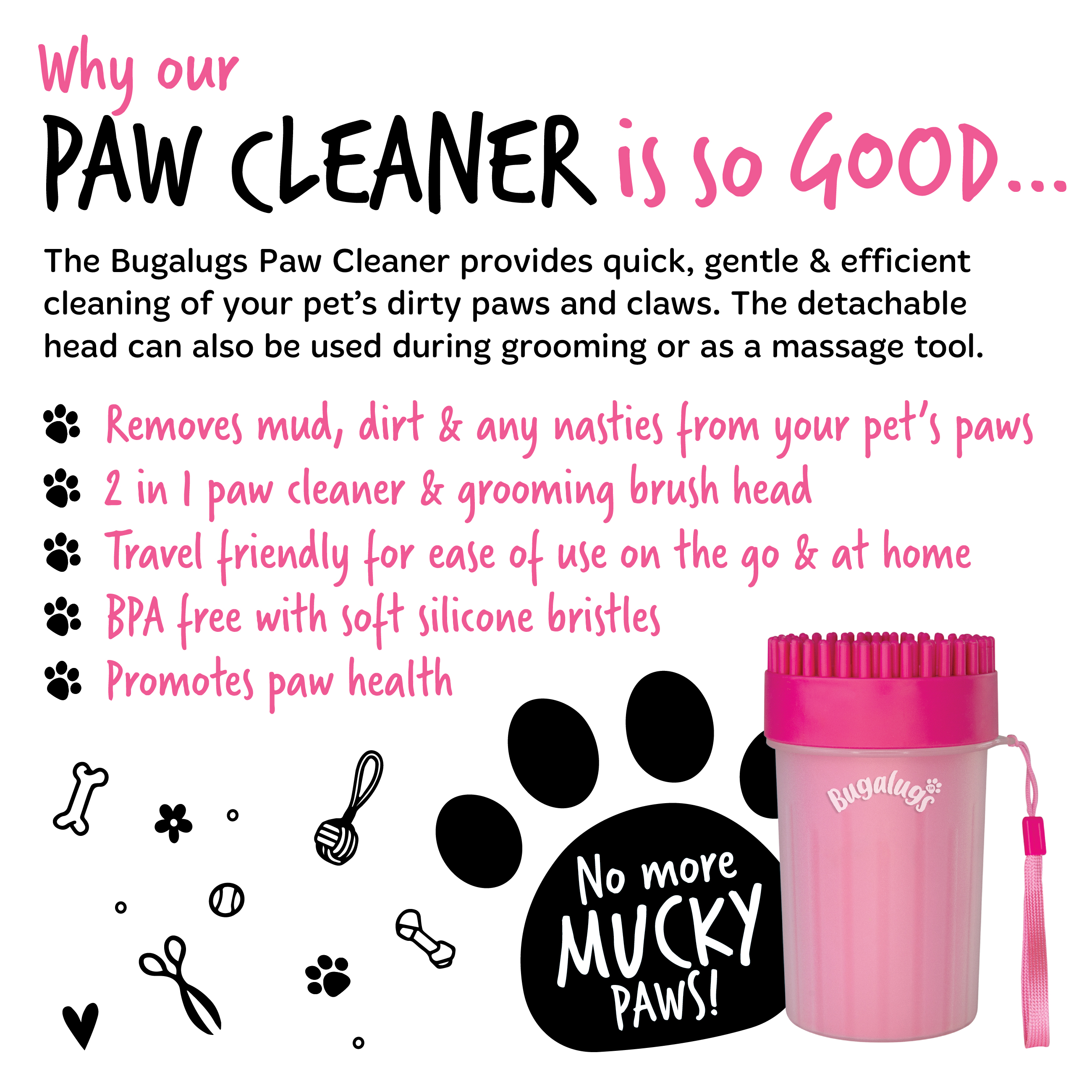 Bugalugs Paw Cleaner