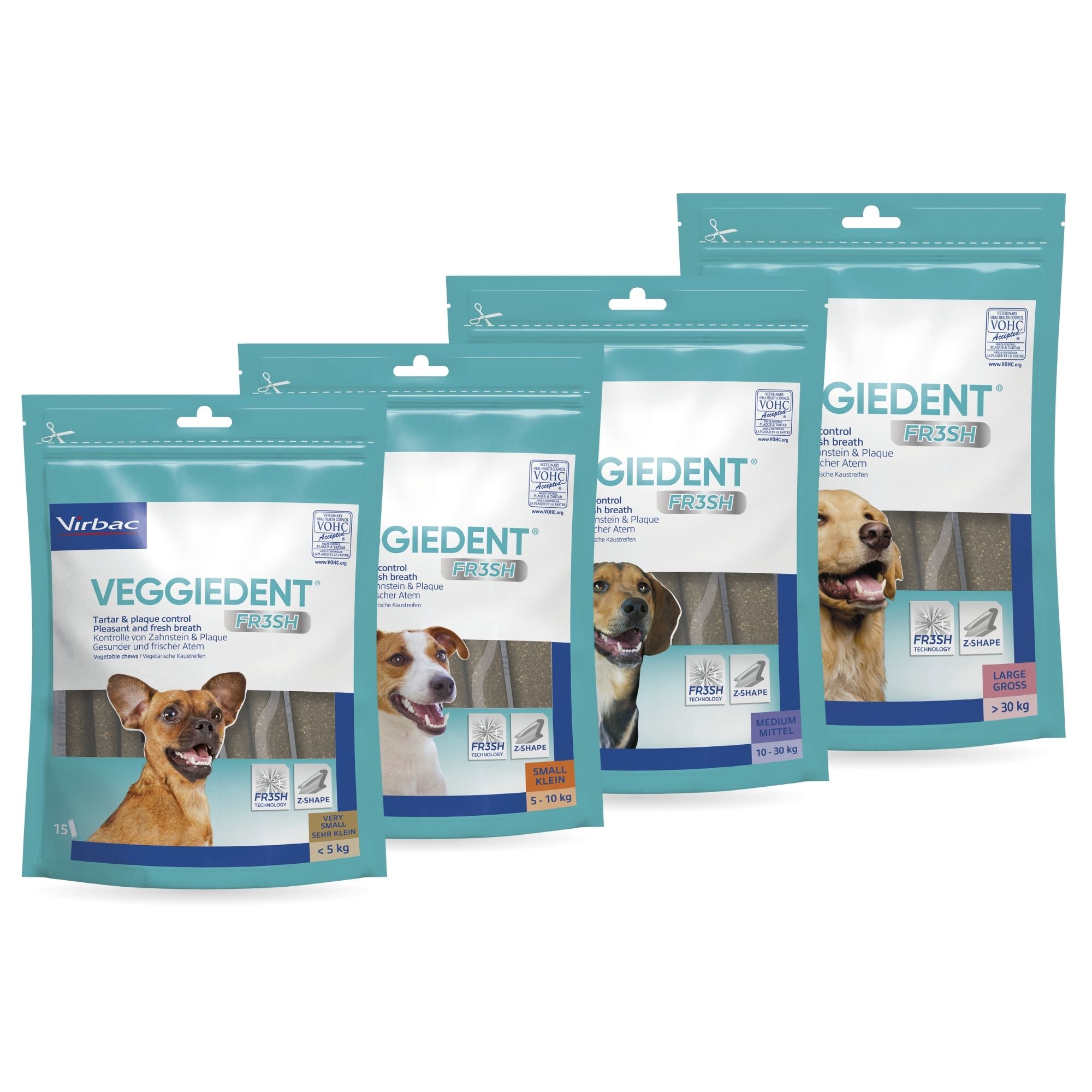 VeggieDent FR3SH for Dogs (15 chews)