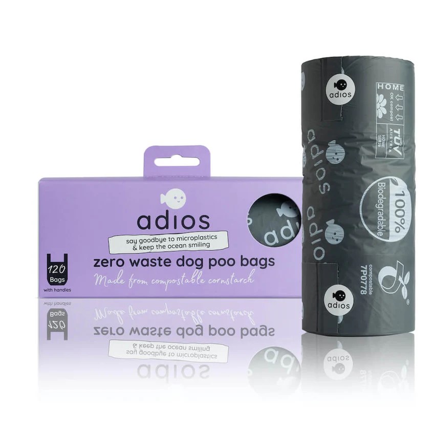 Large Poo Bags with Handles on a roll