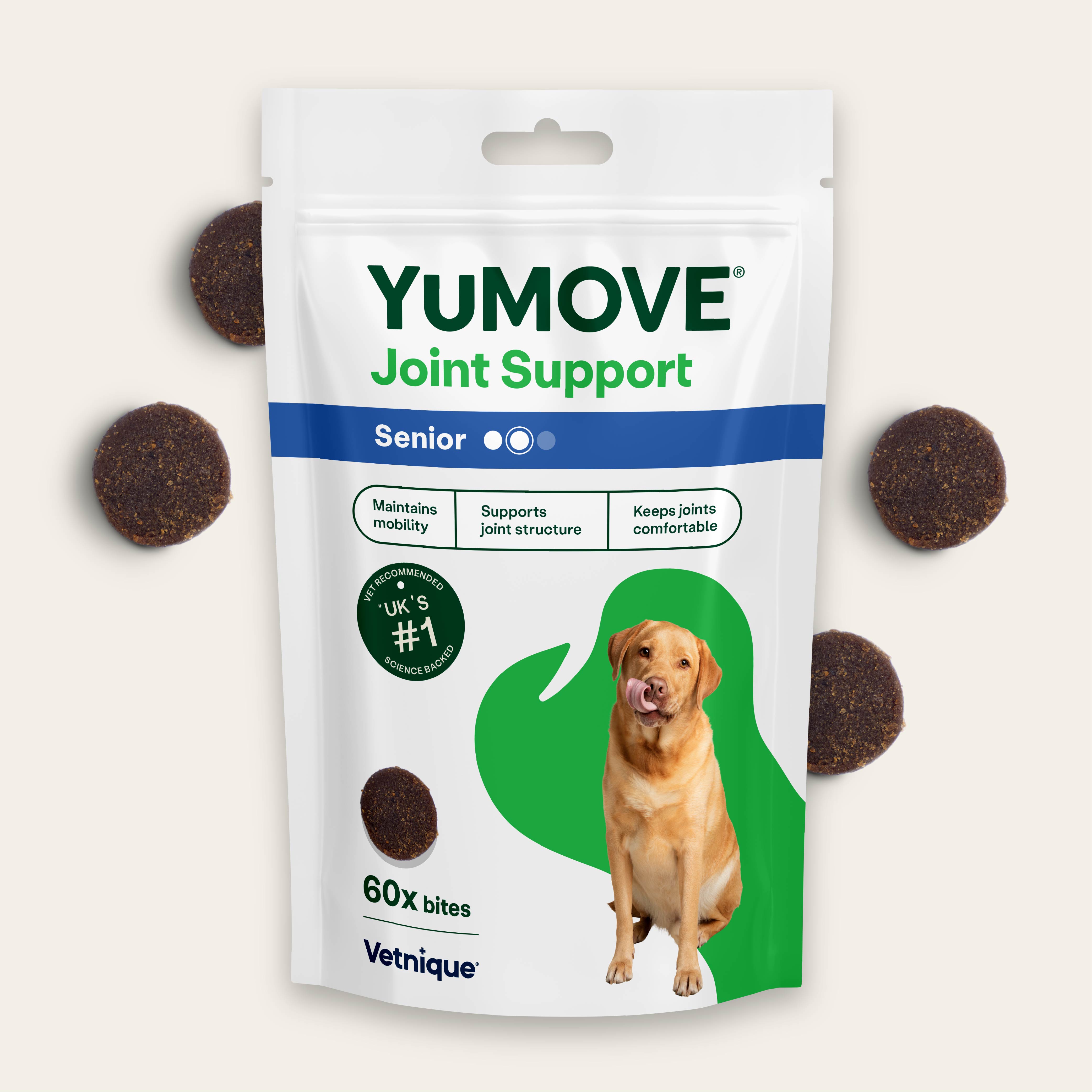 YuMOVE Joint Support Senior Max Bites for Dogs