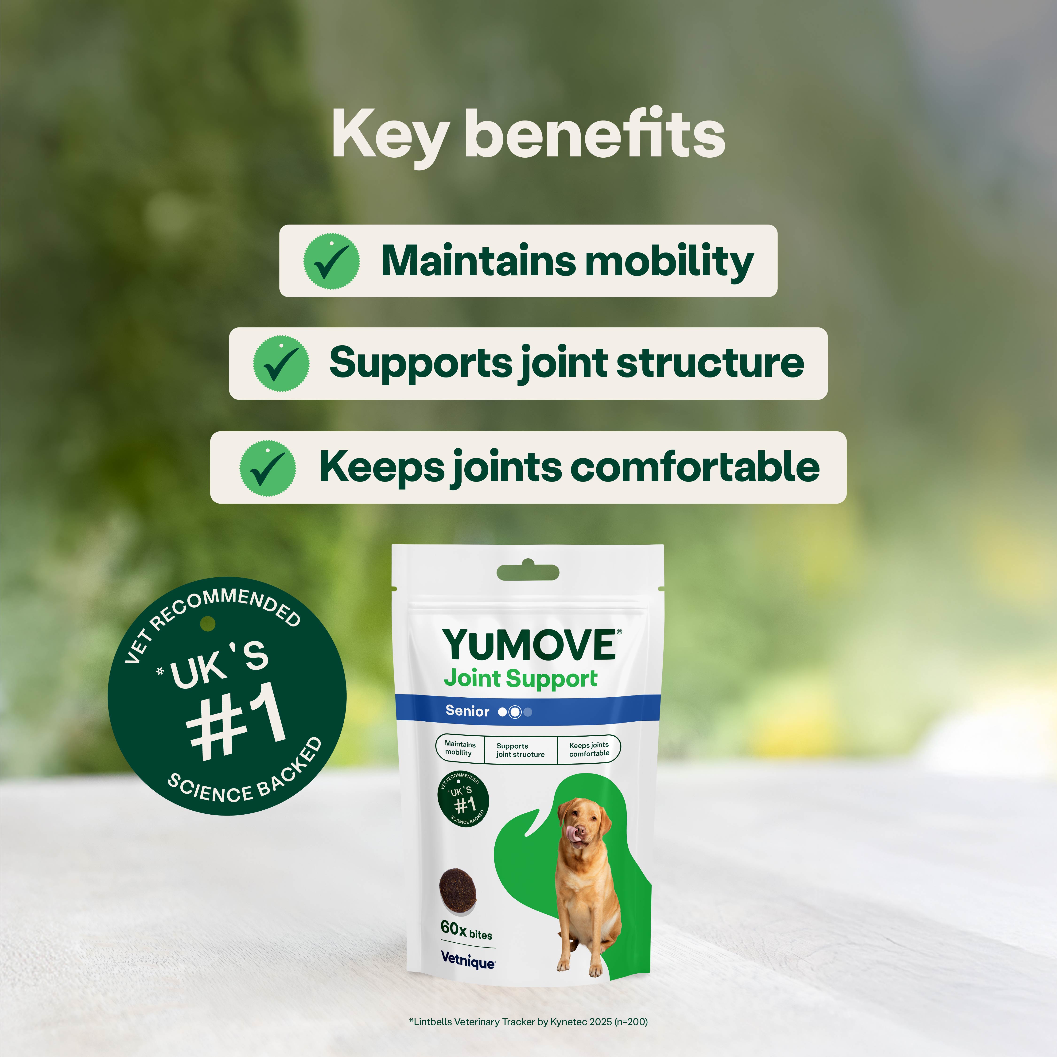 YuMOVE Joint Support Senior Max Bites for Dogs