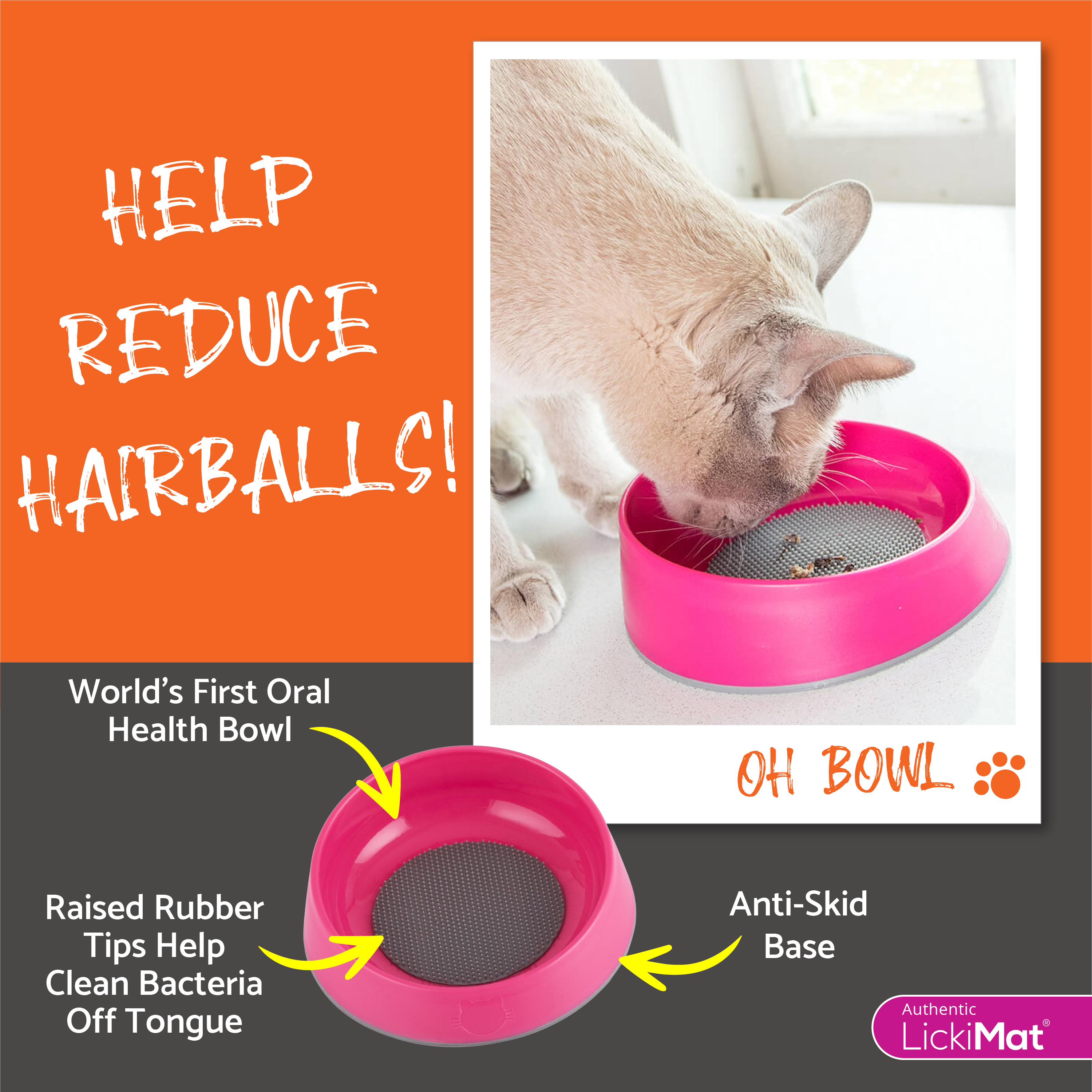 Lickimat Oral Health Bowl Cat