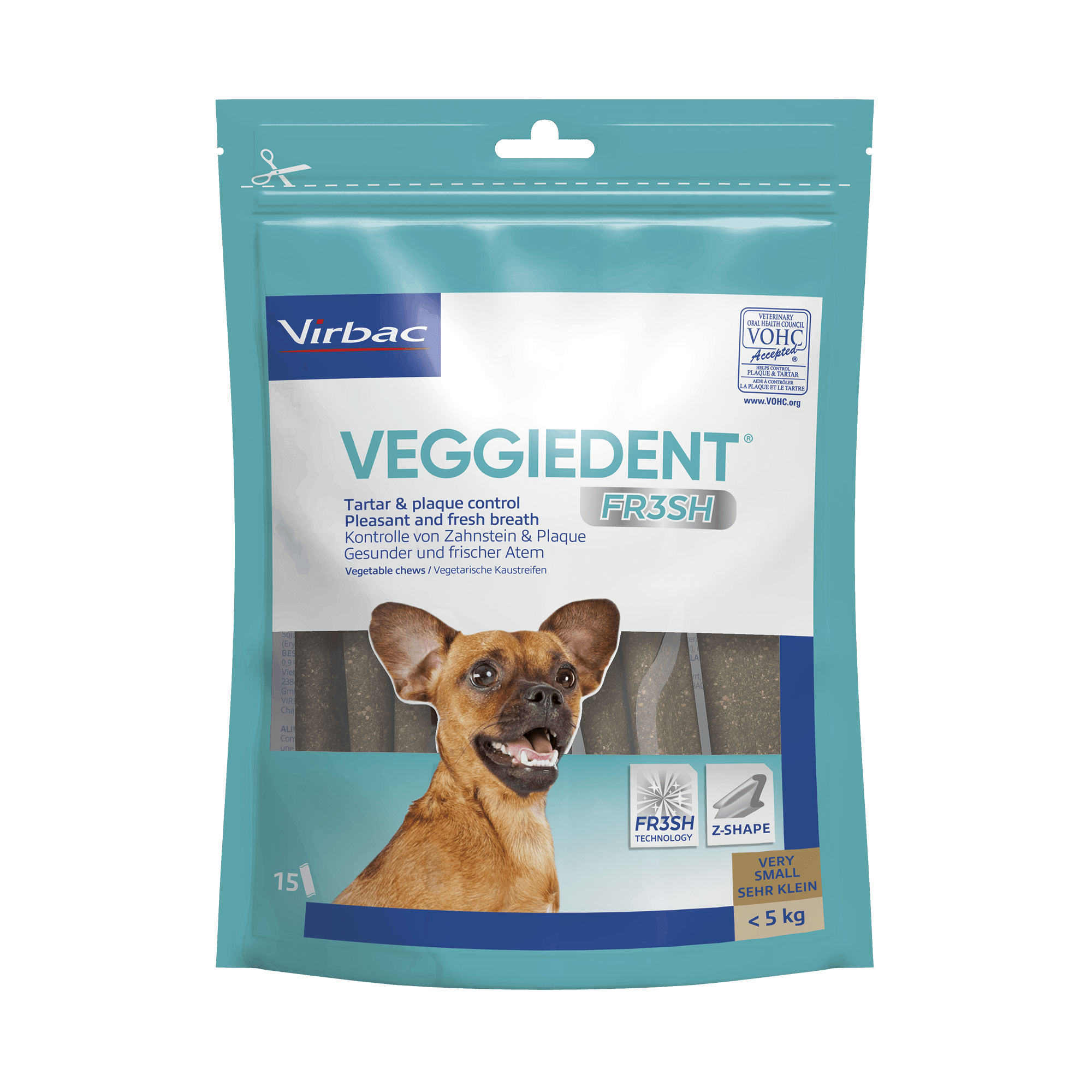 VeggieDent FR3SH for Dogs (15 chews)