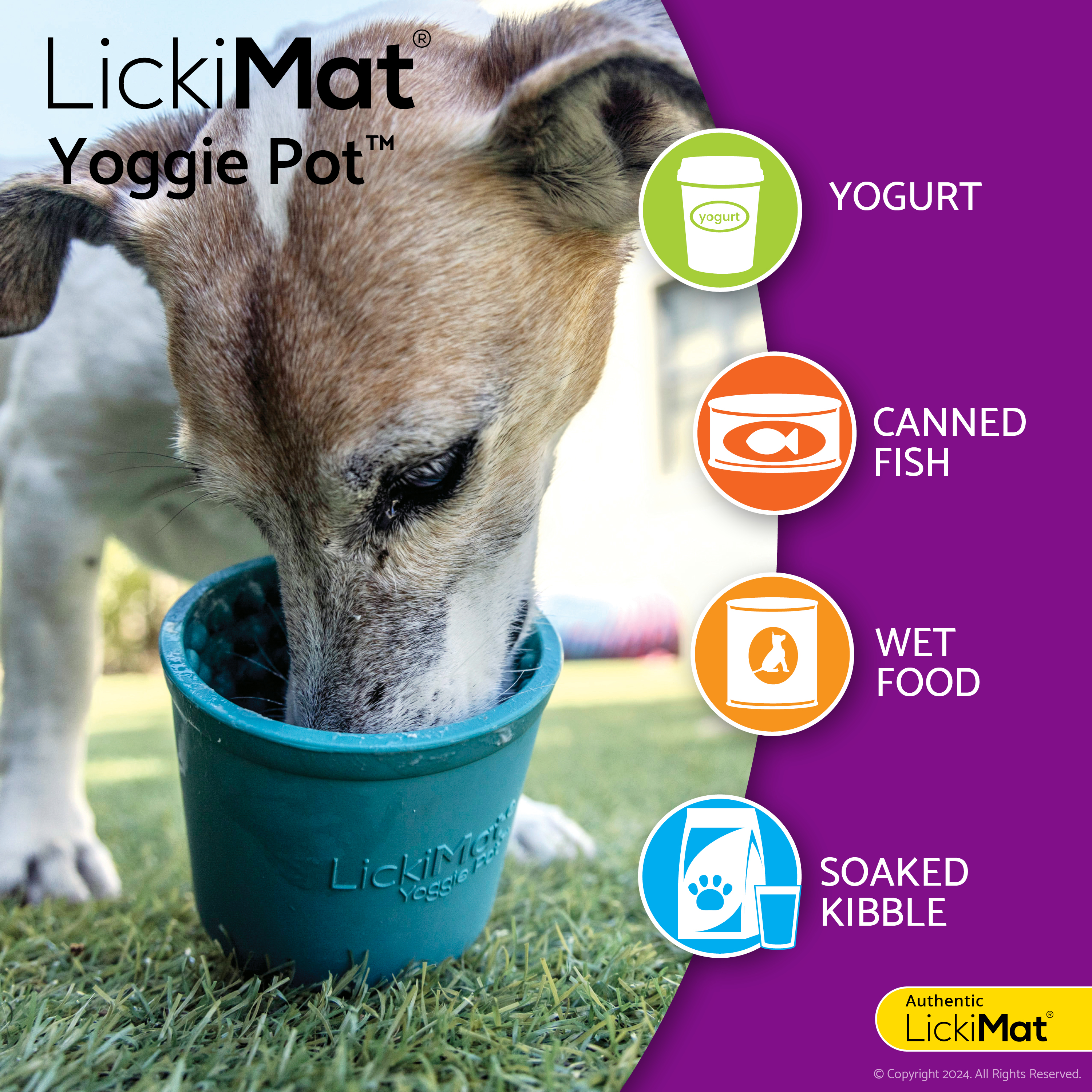 Lickimat Yoggie Pot