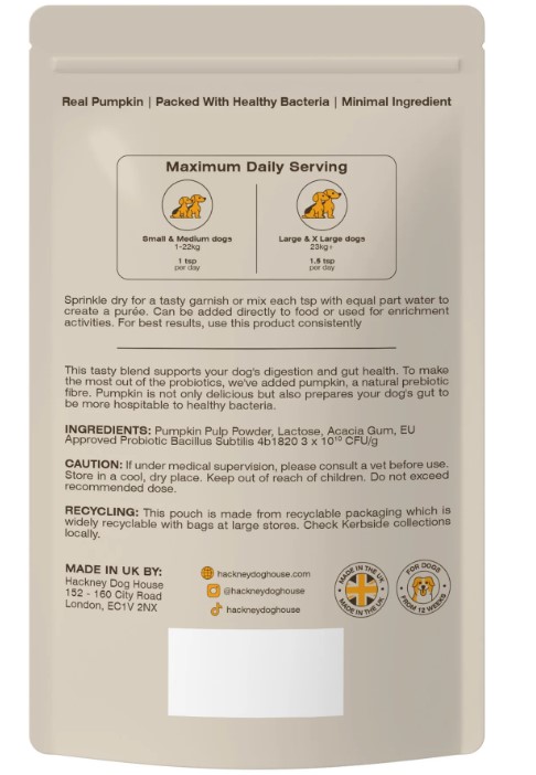 Pumpkin Probiotic Meal Topper