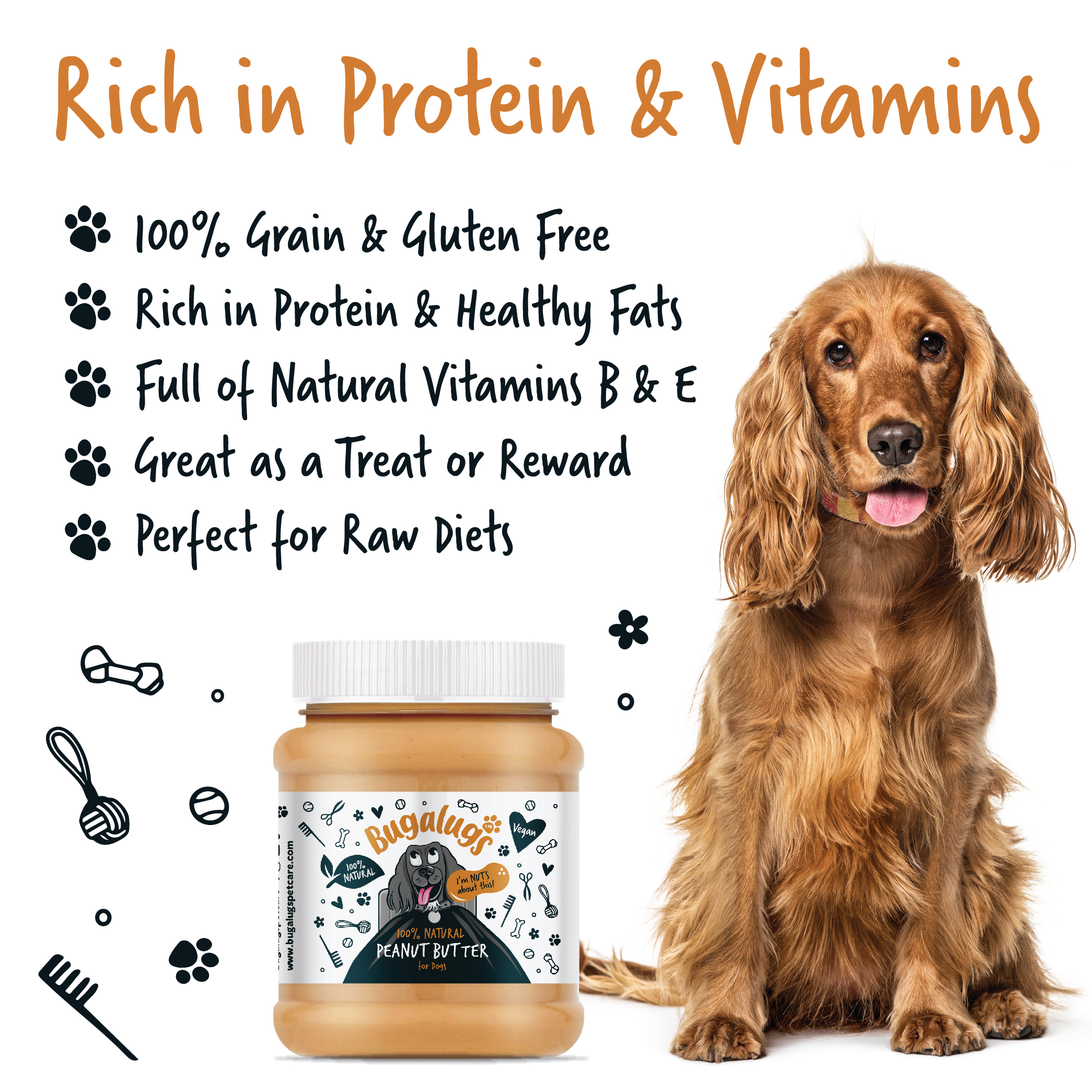 Bugalugs 100% Natural Peanut Butter
