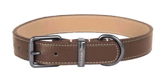 Faux-Leather Dog Collar