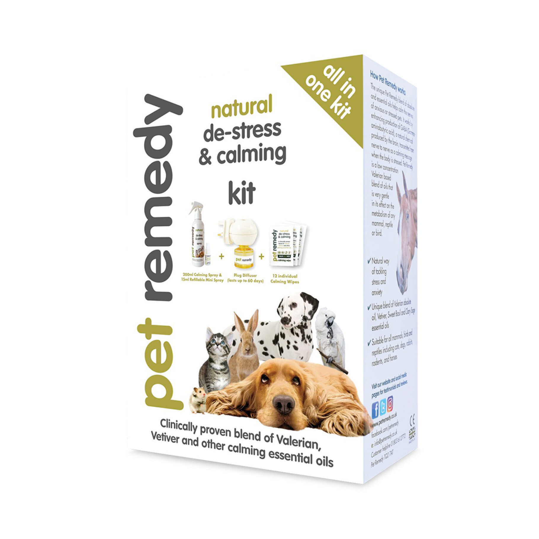 Pet Remedy All In One Calming Kit