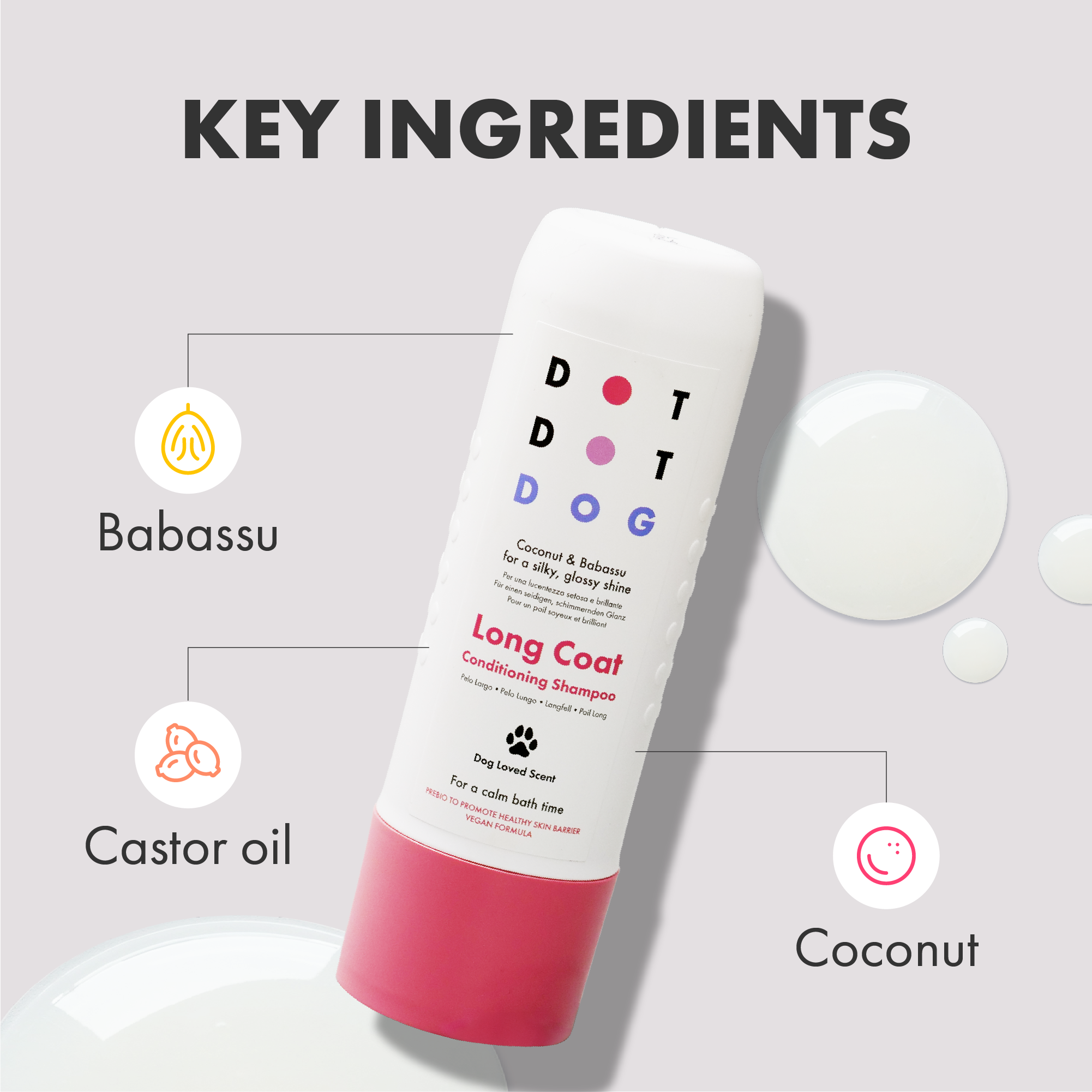 Long Coat Conditioning and Detangling Dog Shampoo